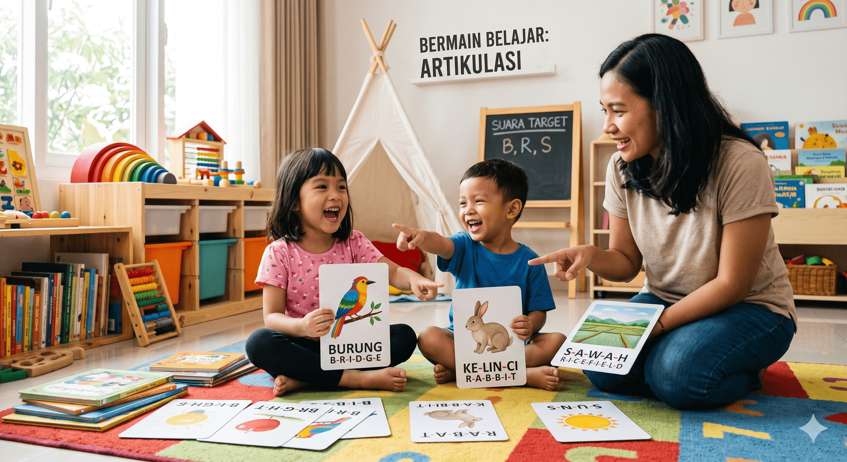 Bermain sambil belajar: permainan untuk artikulasi